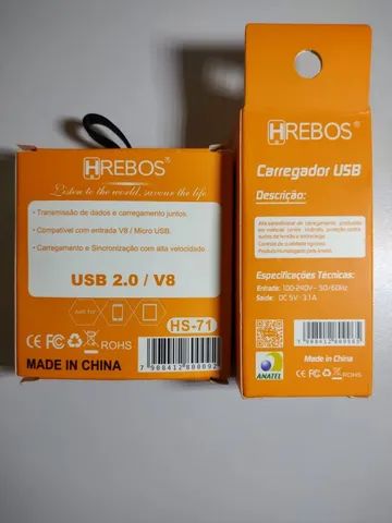 Vendo kit carregador super rápido V8 microusb  - Foto 2