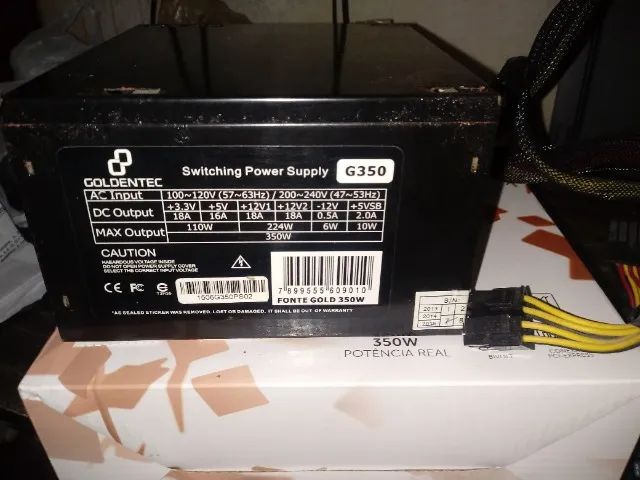 Fonte de Alimentação GT 350w Goldentec - Foto 3