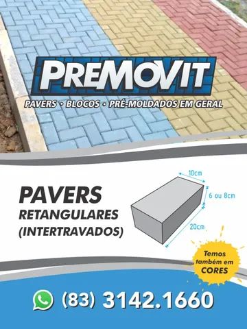 Pisos intertravados, Blocos de vedação e estruturais, Meios-fios, Pré-Moldados em geral - Foto 2