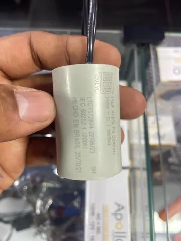 Capacitor polipropileno P/Motor Rossi Sistema segurança 