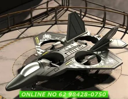 Avião Brinquedo de Controle Remoto RC Aircraft V17 Fighter Model Airplane Planador - Foto 6