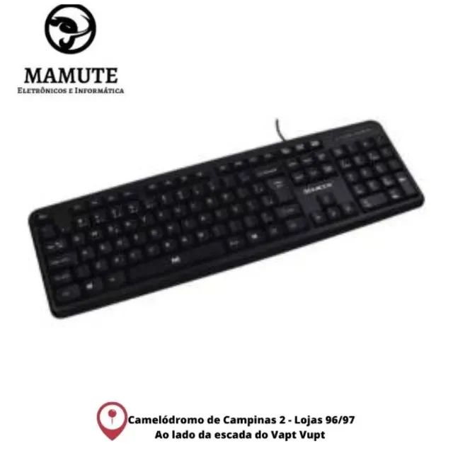 Teclado Para PC ou Notebook Com Fio Conexão Usb Mo-Kb110 Mox