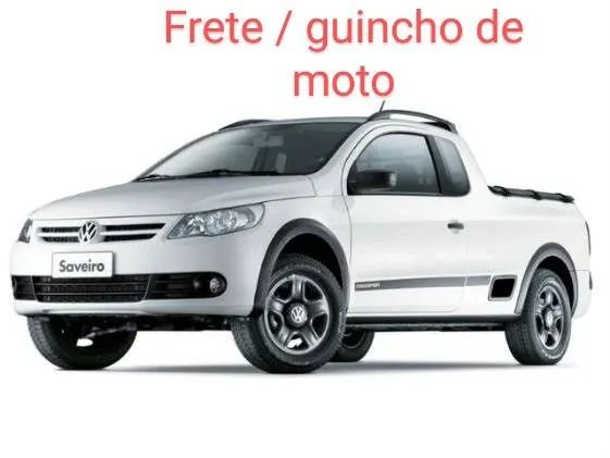 frete / guincho de moto (temos ajudante) de Saveiro 