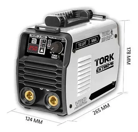 INVERSOR TOUCH EXTREME 250 AMP TIG/ELETRODO 220V ITE-11250-220V TORK SOLDAS