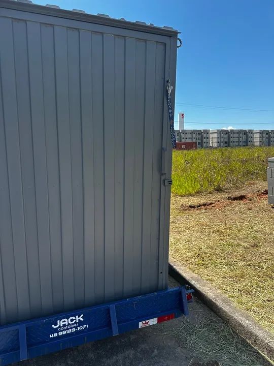 Container Almoxarifado 3x1,5 - Cinza - Foto 4