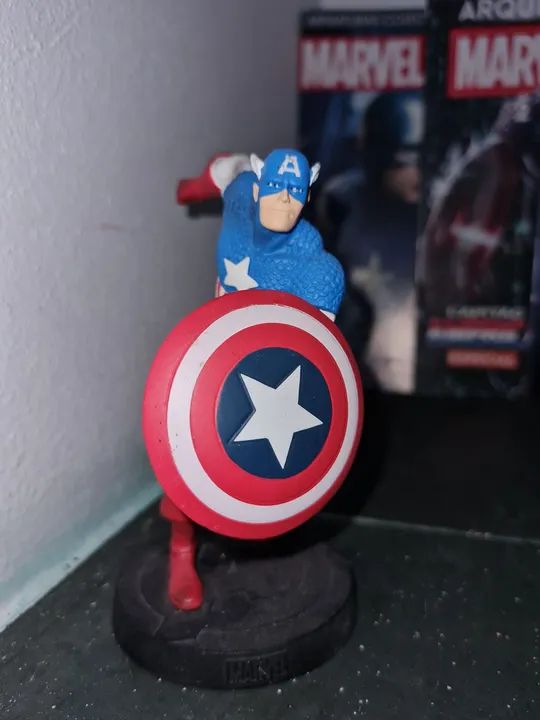 Capitão América - Marvel - Eaglemoss - Figure action - Foto 3