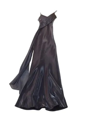 Vestido Longo Cinza 
