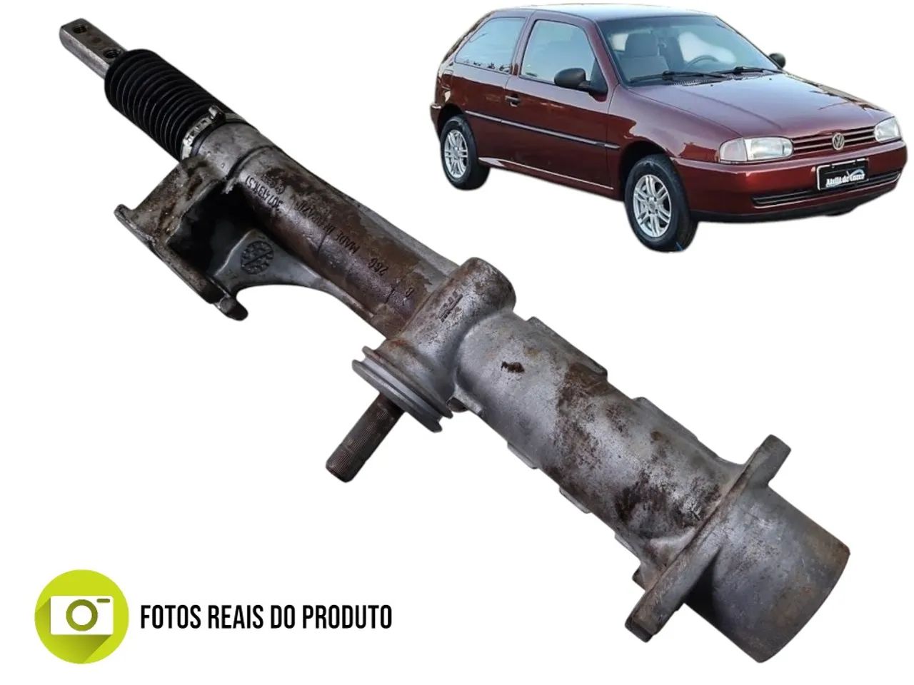Caixa direcao mecanica g2 g3 g4 vw gol parati 1996 a 1998 