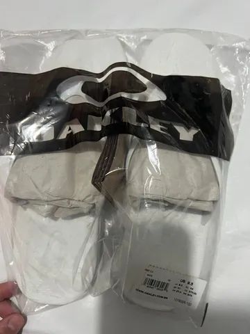 Chinelo Oakley Rest 2.0 Branco 41 - Original 