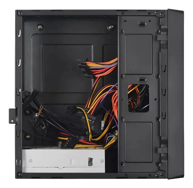 Gabinete Slim com Fonte 200W SlimDesk BG-2002 Preto Bluecase Loja Coimbra Computadores - Foto 6