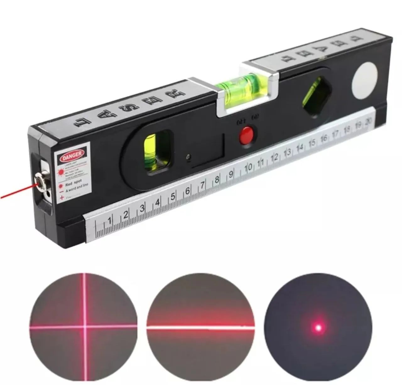  * nível laser led laser horizontal vertical e pingo  - Foto 5