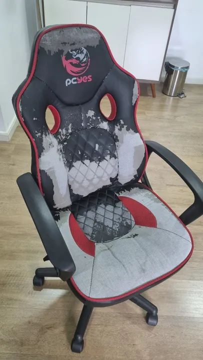 Cadeira Gamer Racer Master STI Madstimsvm Vermelho PCYES - Foto 2