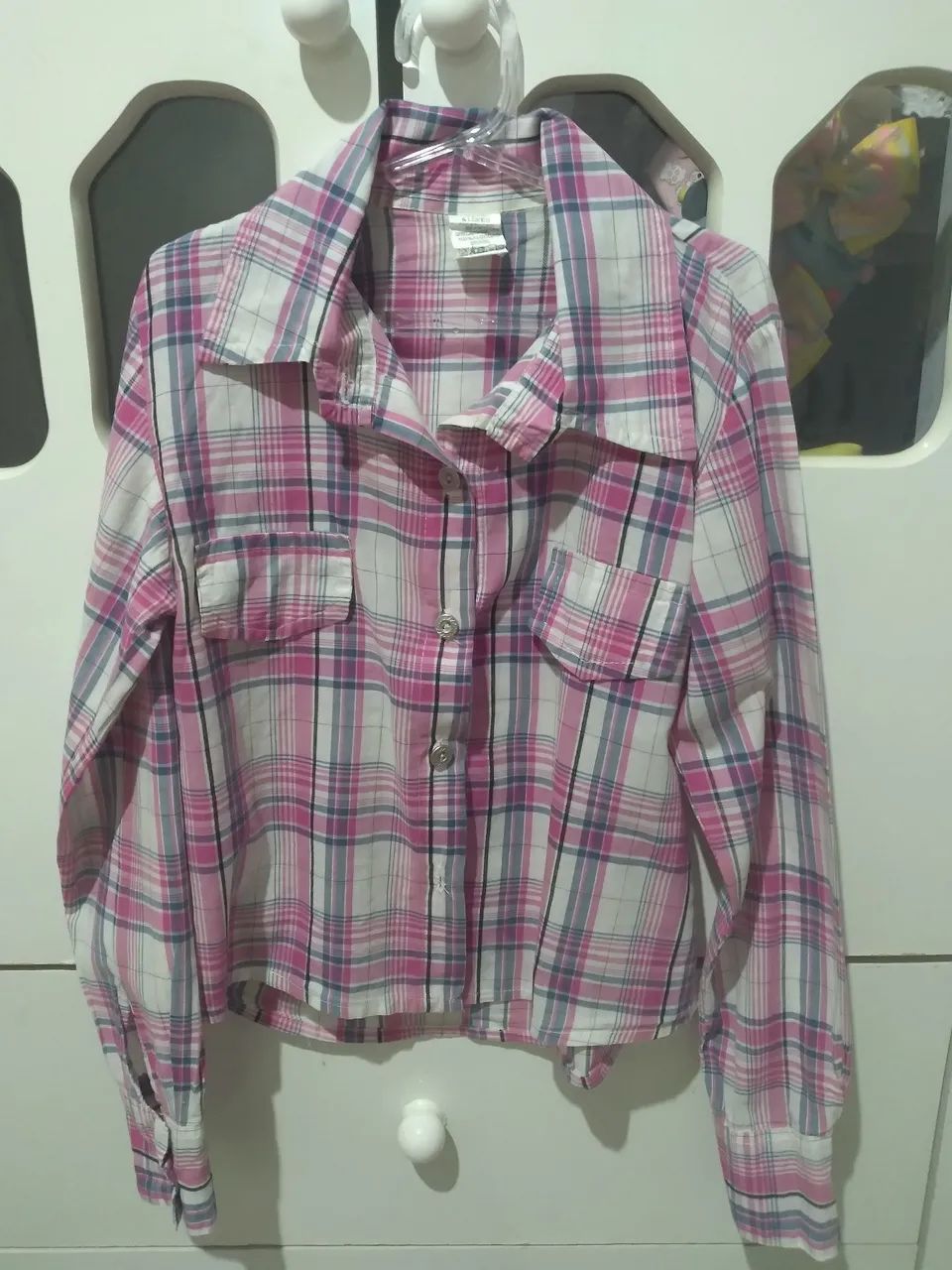 Camisa xadrez infantil
