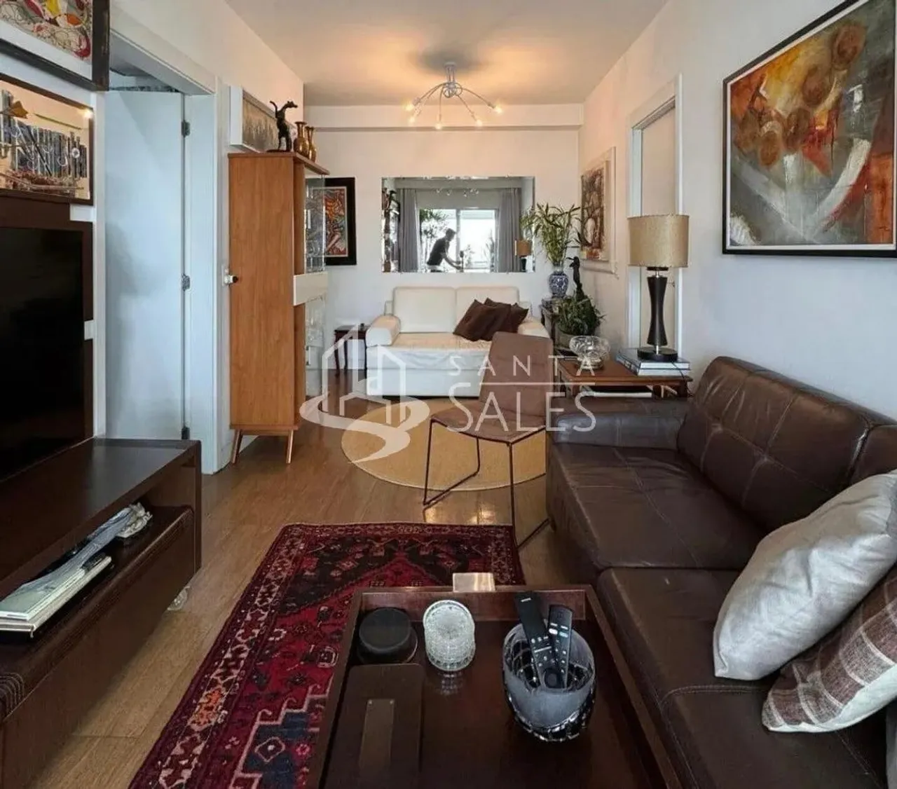 Apartamento à venda no Centro de São Paulo-SP: 1 quarto, 1 suíte, 1 sala, 2 banheiros, 1 v