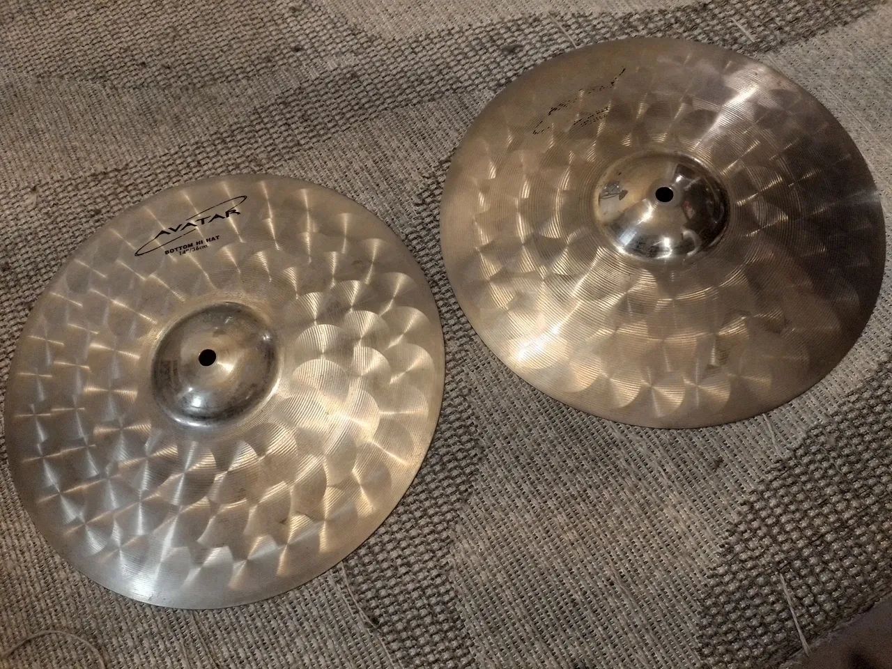 Prato de Bateria Avatar Chimbal Hi Hat 14" - Foto 2