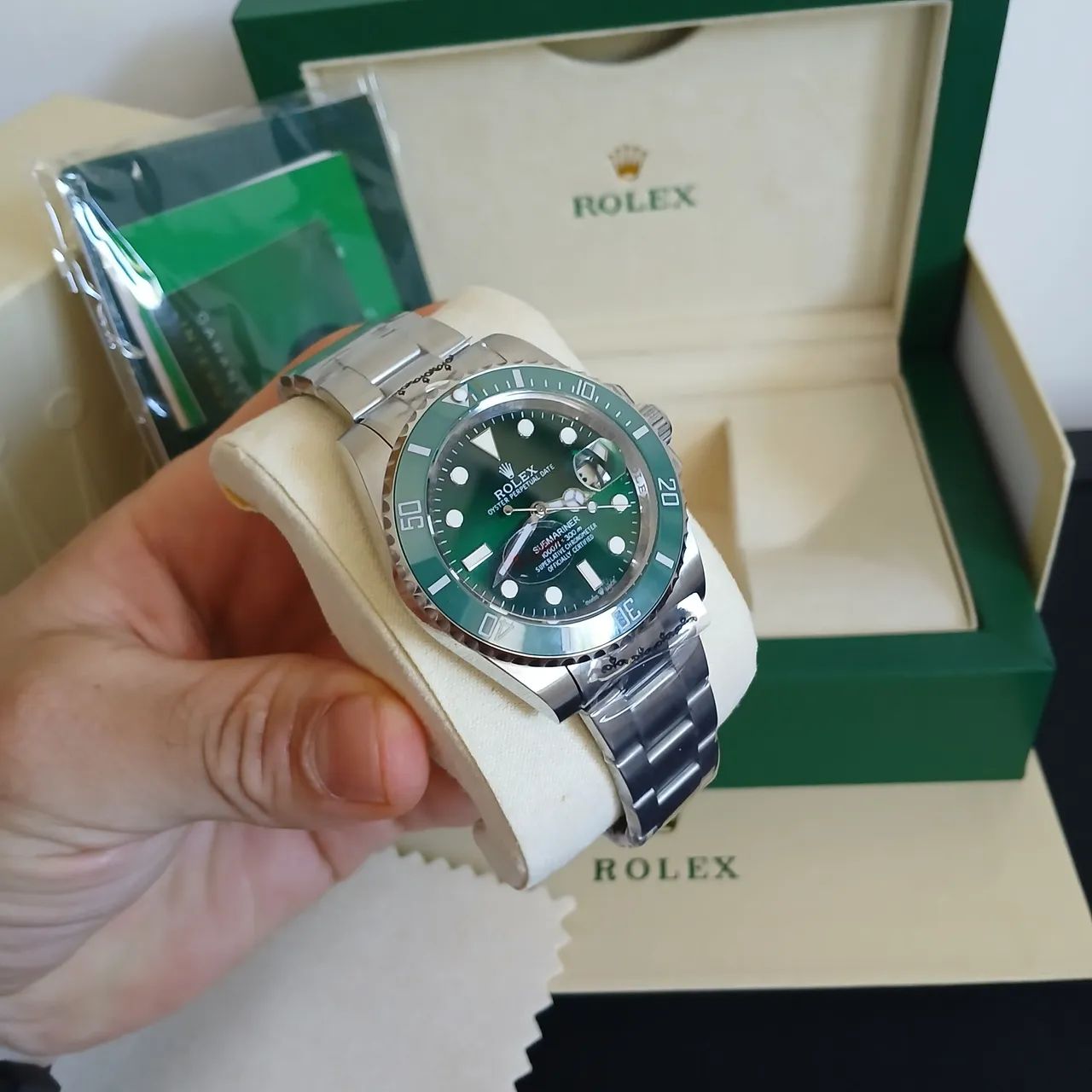 PROMOÇÃO Rolex Submariner hulk em aço 904L  - Foto 4