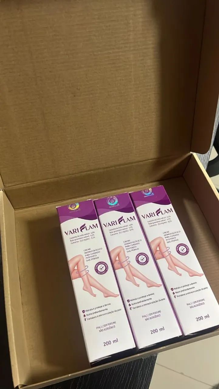 Variflam Creme para Varizes - Pague Só na Entrega  - Foto 5