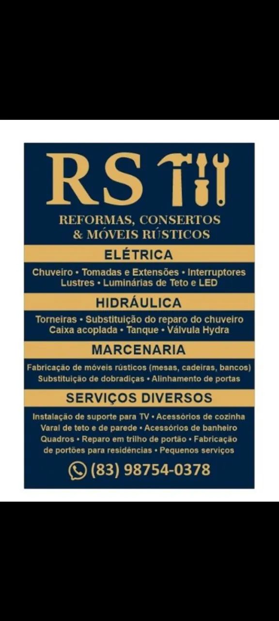 Serviços Elétrica, hidráulicos, marcenaria e geral 