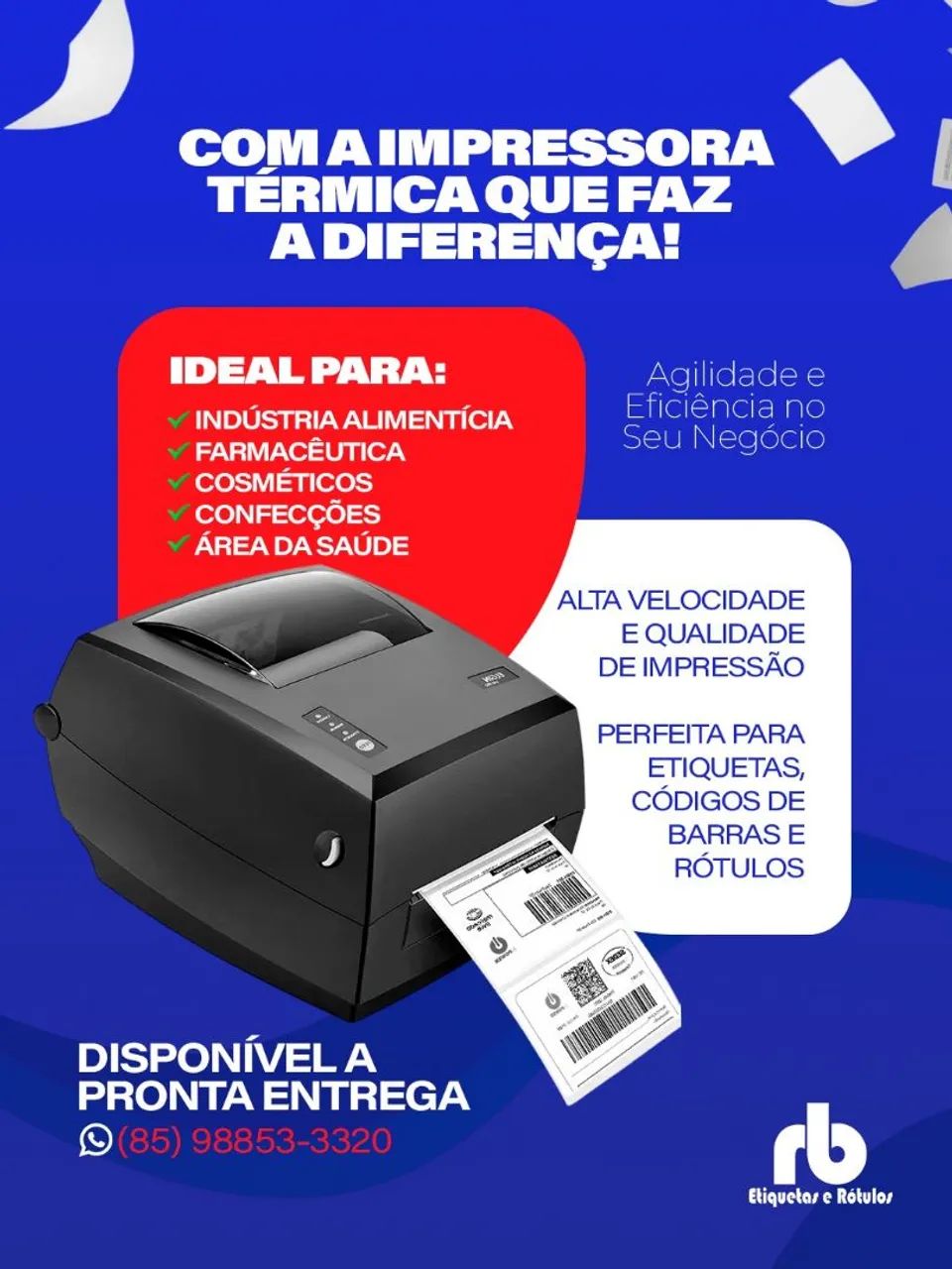 Impressora Zebra TLP2844, GC420 , ZD220 - Foto 5