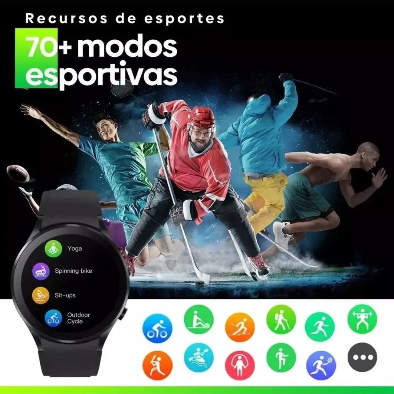 Smartwatch Zeblaze GTR 3 - Chamadas Bluetooth e IP68 - Foto 5