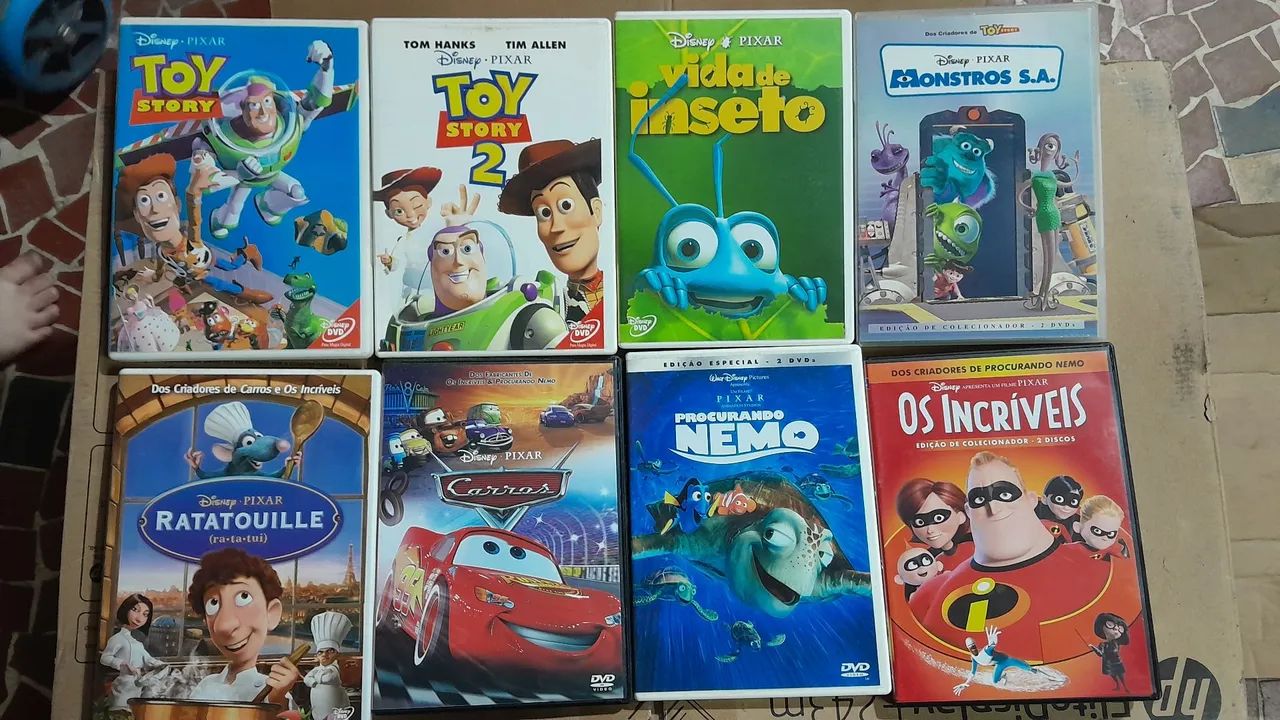 Dvd classicos Pixar