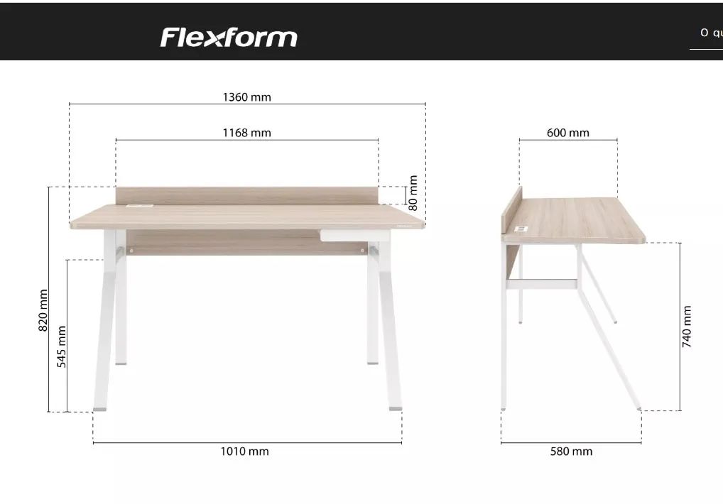 Mesa escritório a Flexform - Foto 5