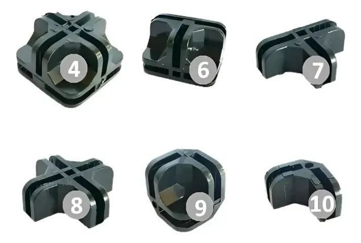 100 Conectivos Conector Para Balcão De Vidro E Aramado  - Foto 4