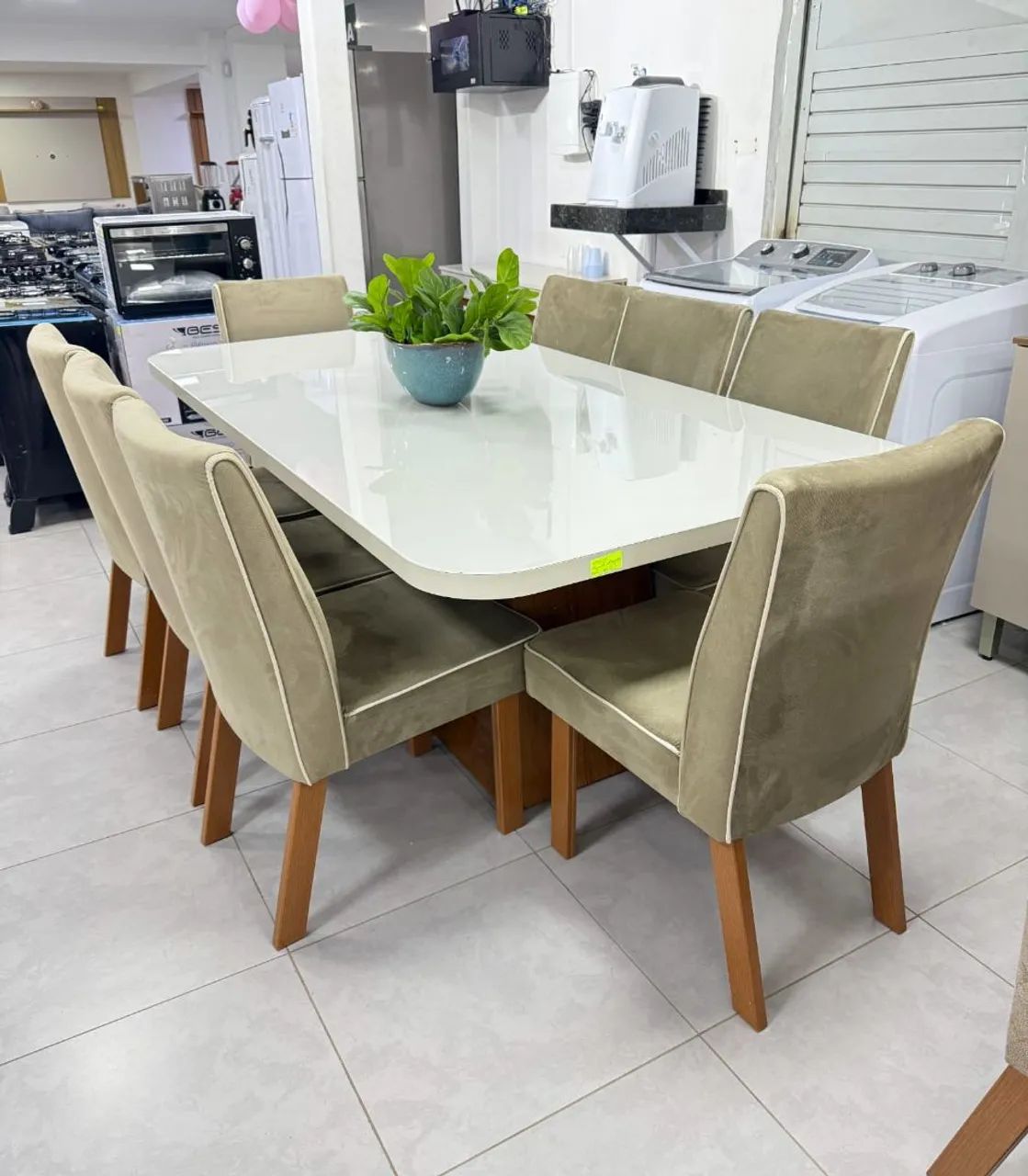 Mesa de 2.20 com 6 cadeiras  - Foto 2