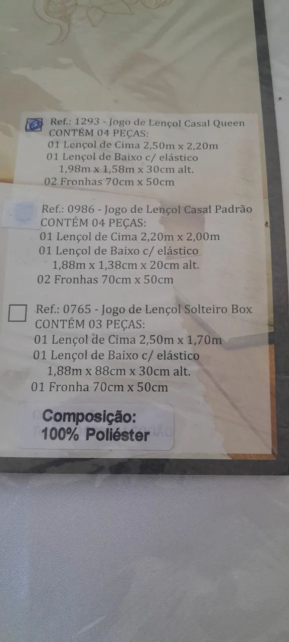 Jogo de cama Branco Bordado Elegante - Foto 3