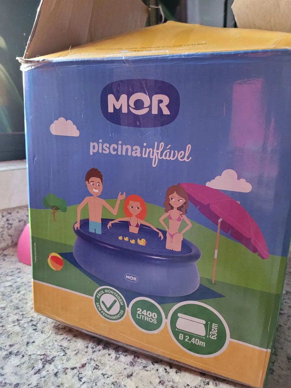 Piscina Inflável 2400L - Foto 2