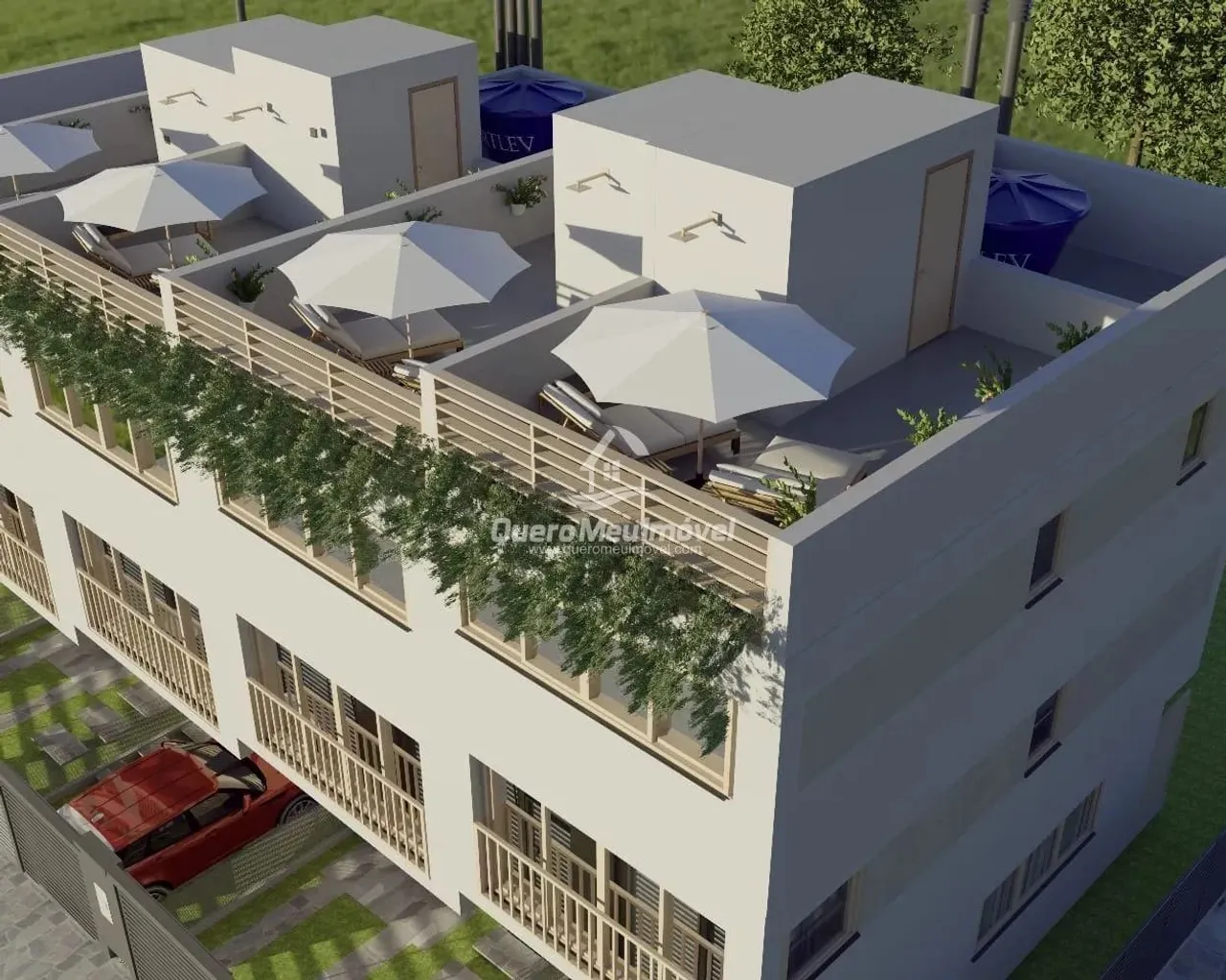Sobrado com terraço à venda