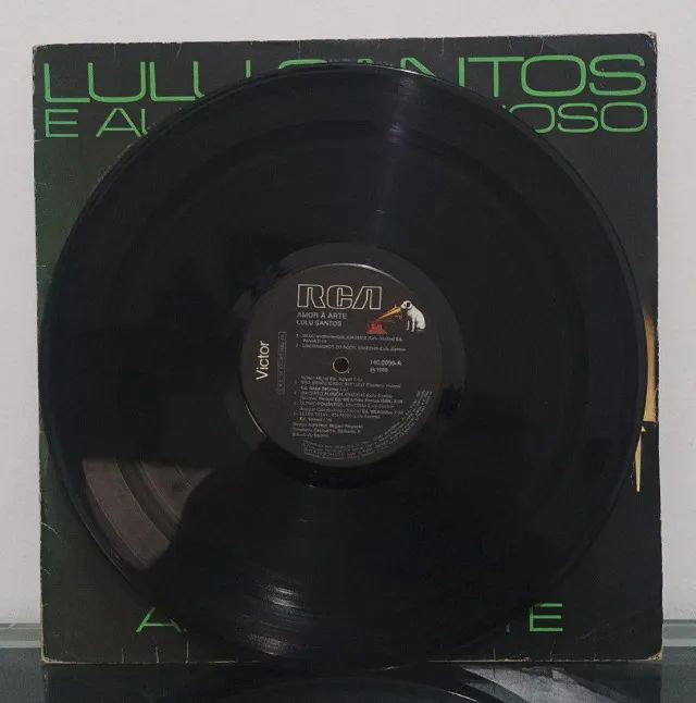 Disco de vinil LP Lulu Santos - Amor a arte - Foto 3