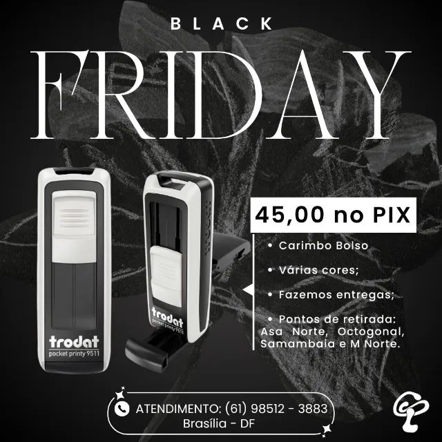 Carimbos Promoção Black Friday  - Foto 5