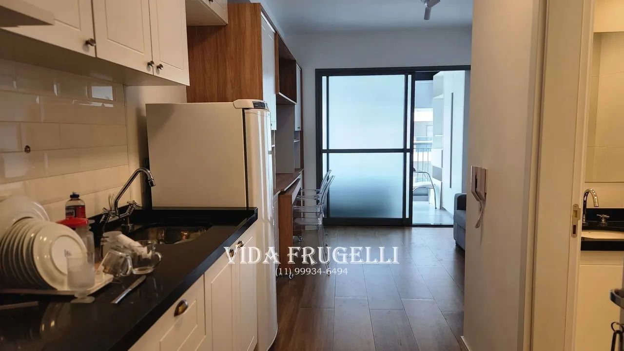 Studio mobiliado  para alugar 1 vaga  300 metrôs metro Faria Lima e Fradique Pinheiros São - Foto 2