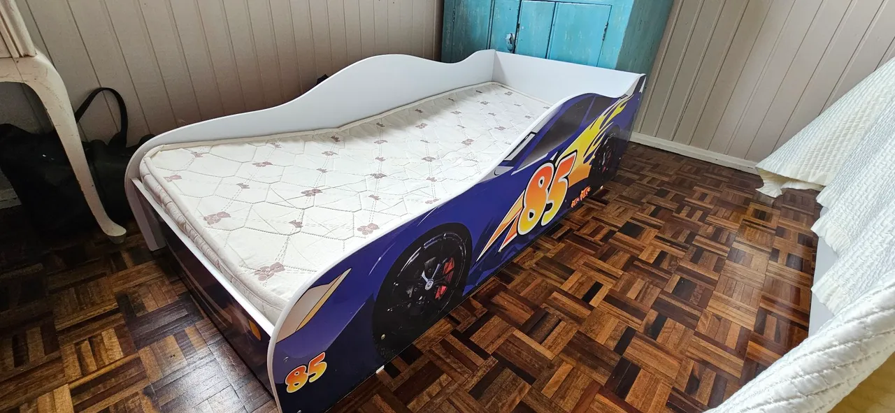 Cama Infantil Carrinho de Corrida