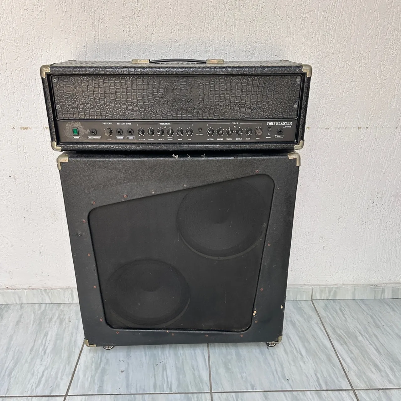 Amplificador Ibanez Tone Blaster TB-100 HDG + Caixa Com 2 Falantes de 12 polegadas Meteoro