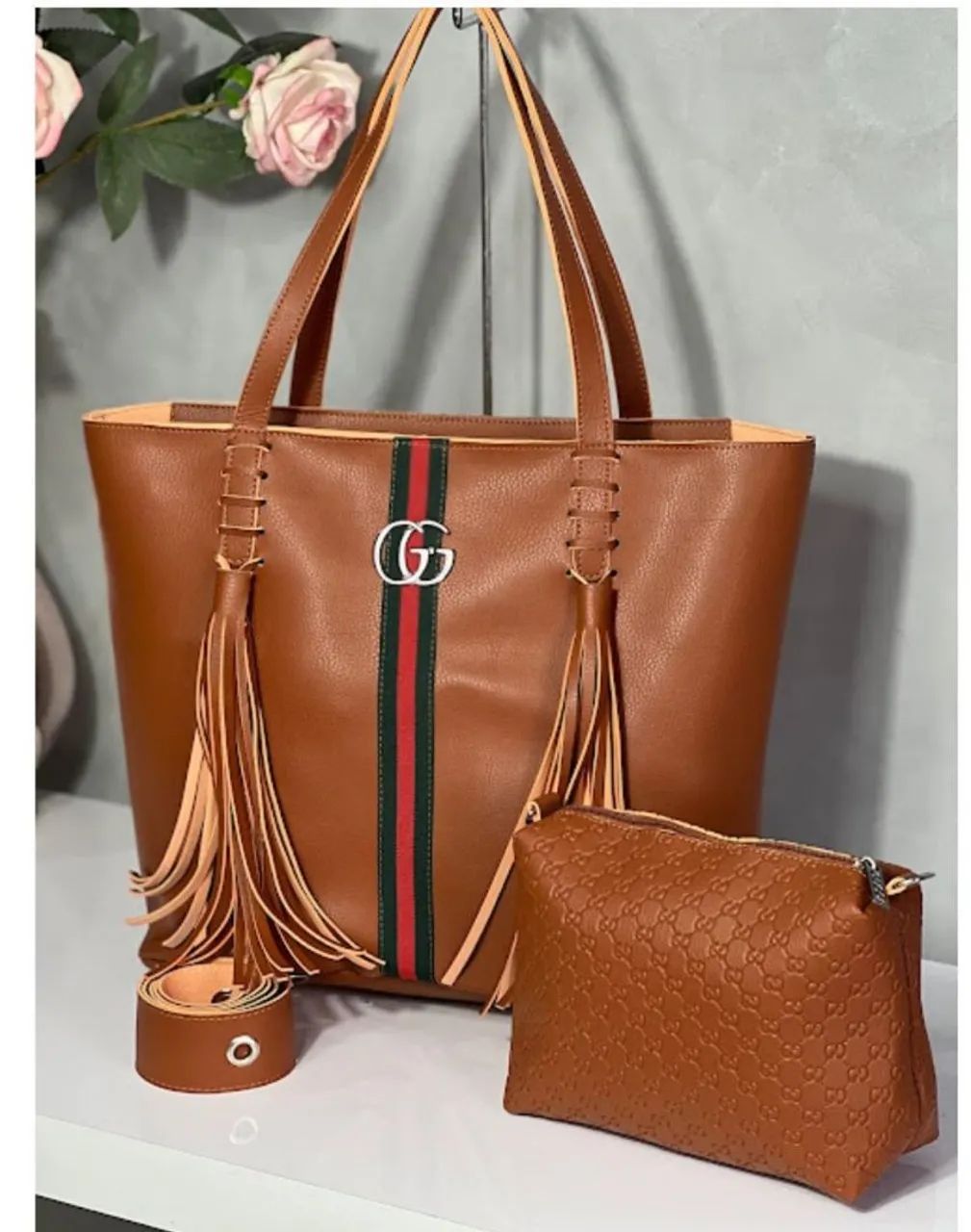 Bolsa de mão feminina preta - Foto 2