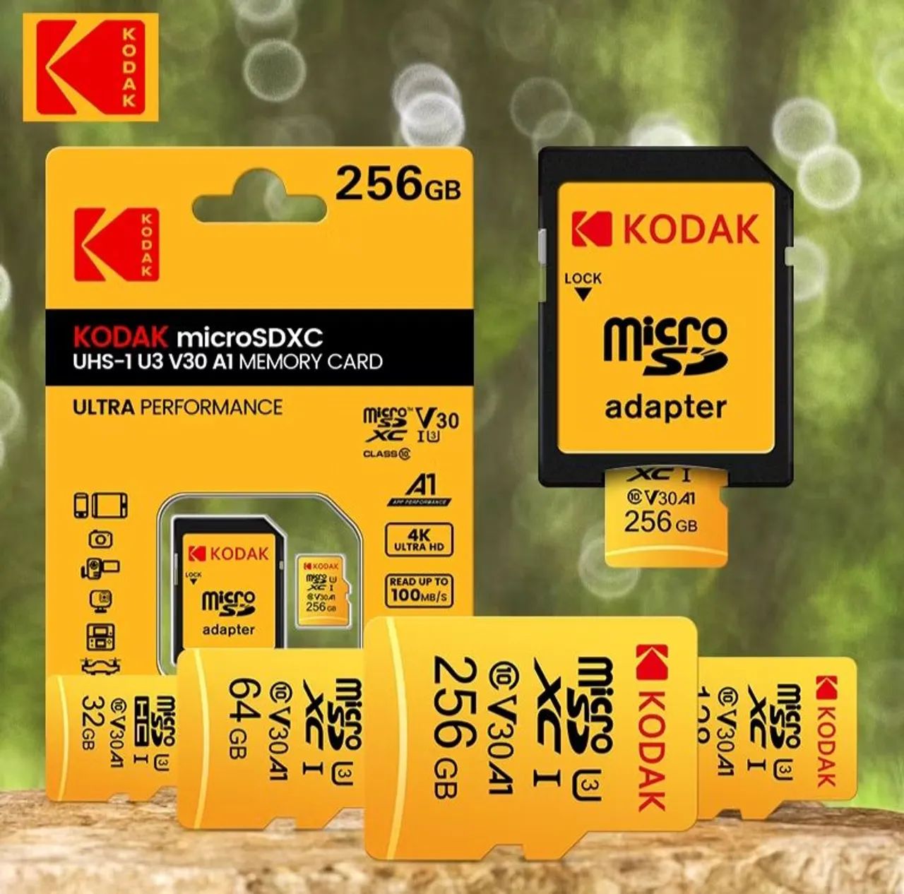 Cartão de Memória Kodak microSDXC 32 64 128GB - Ultra Performance Classe 10 - Foto 5
