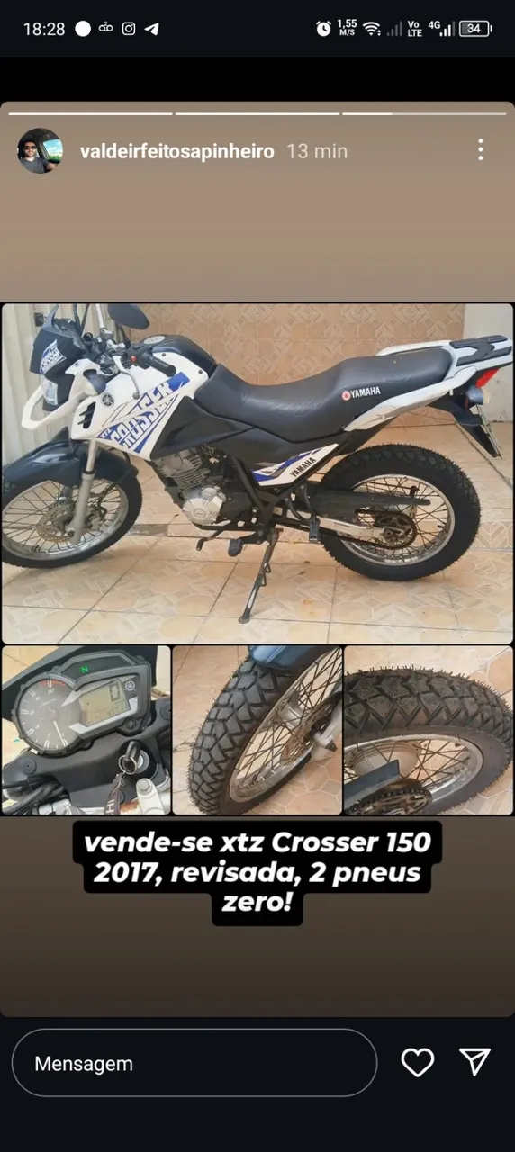 Moto Cross XTZ 2017
