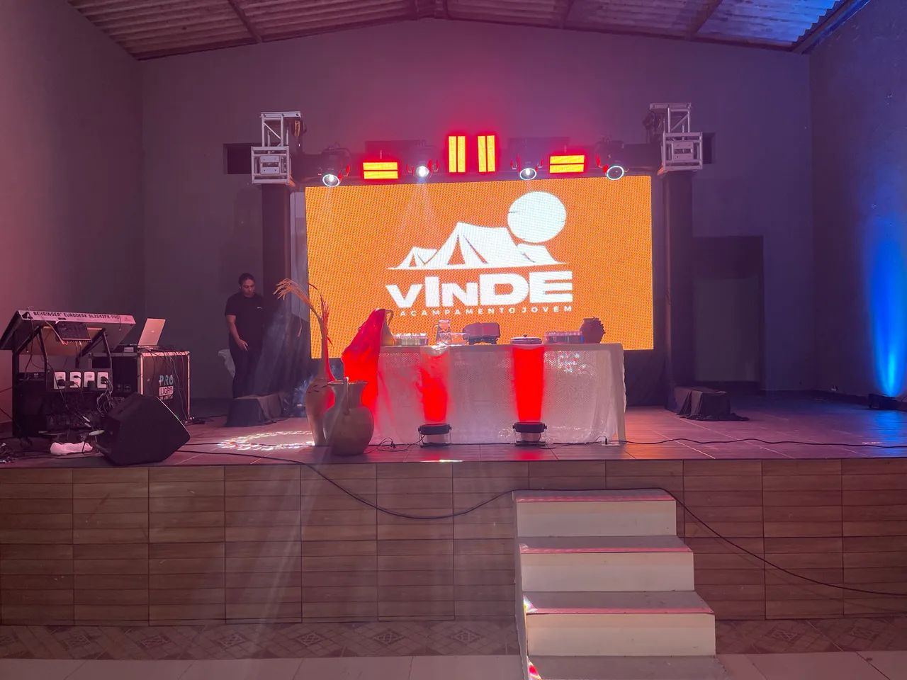 Painel de Led, som e iluminação digital. - Foto 5