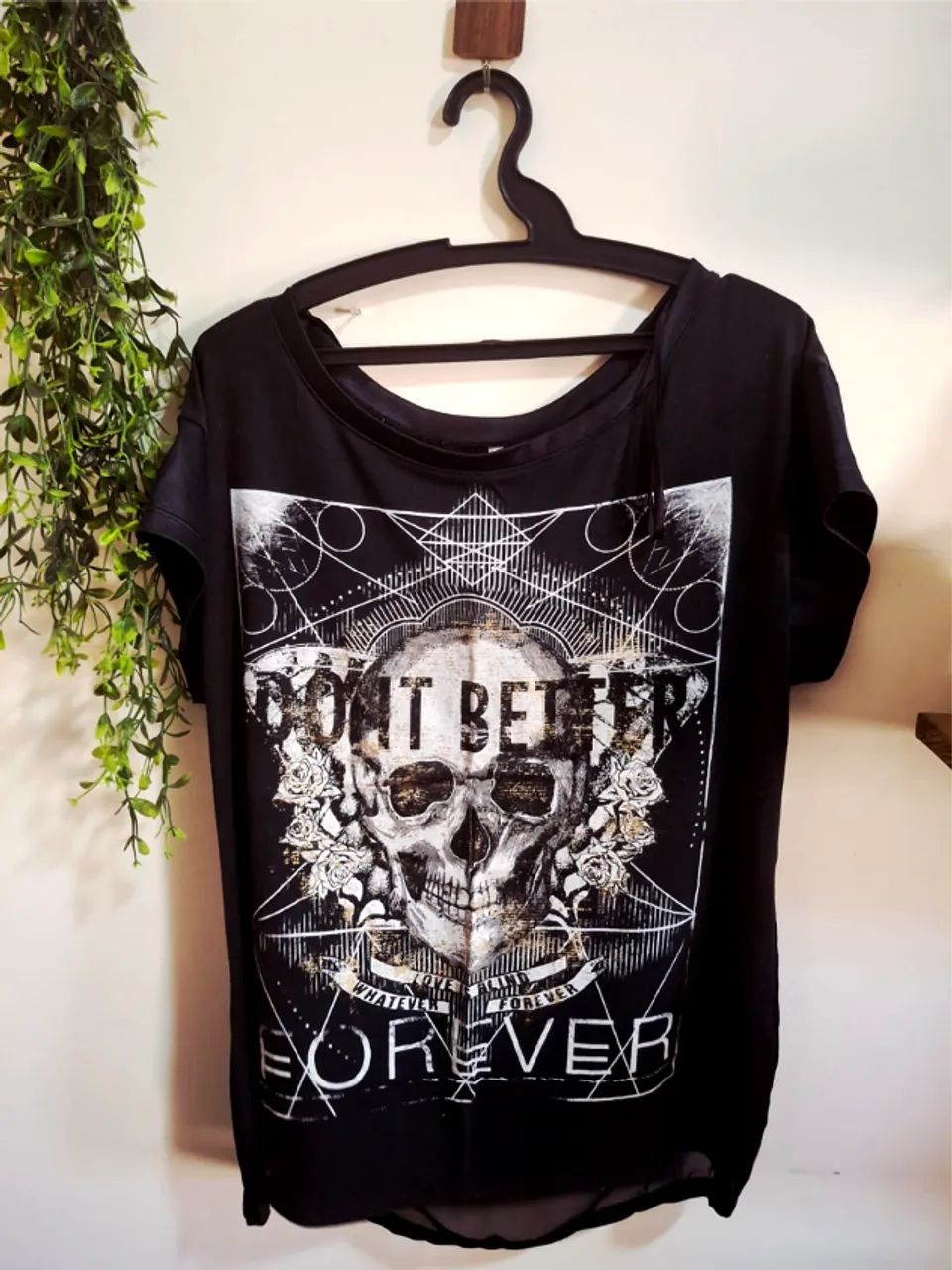 camisa feminina caveira