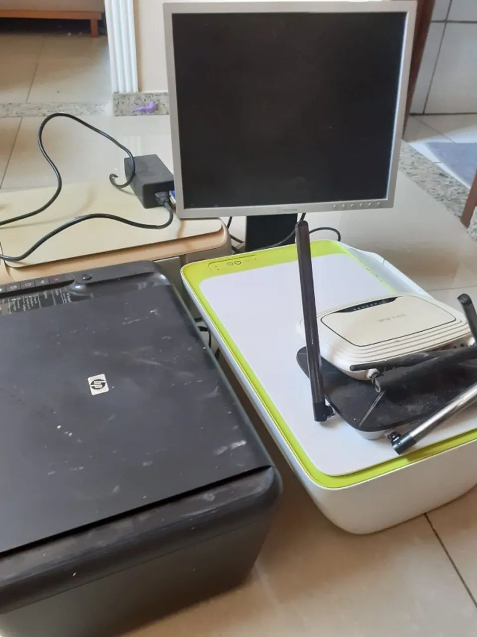 kit 3 impressoras, monitor 17lcd e 2 modem