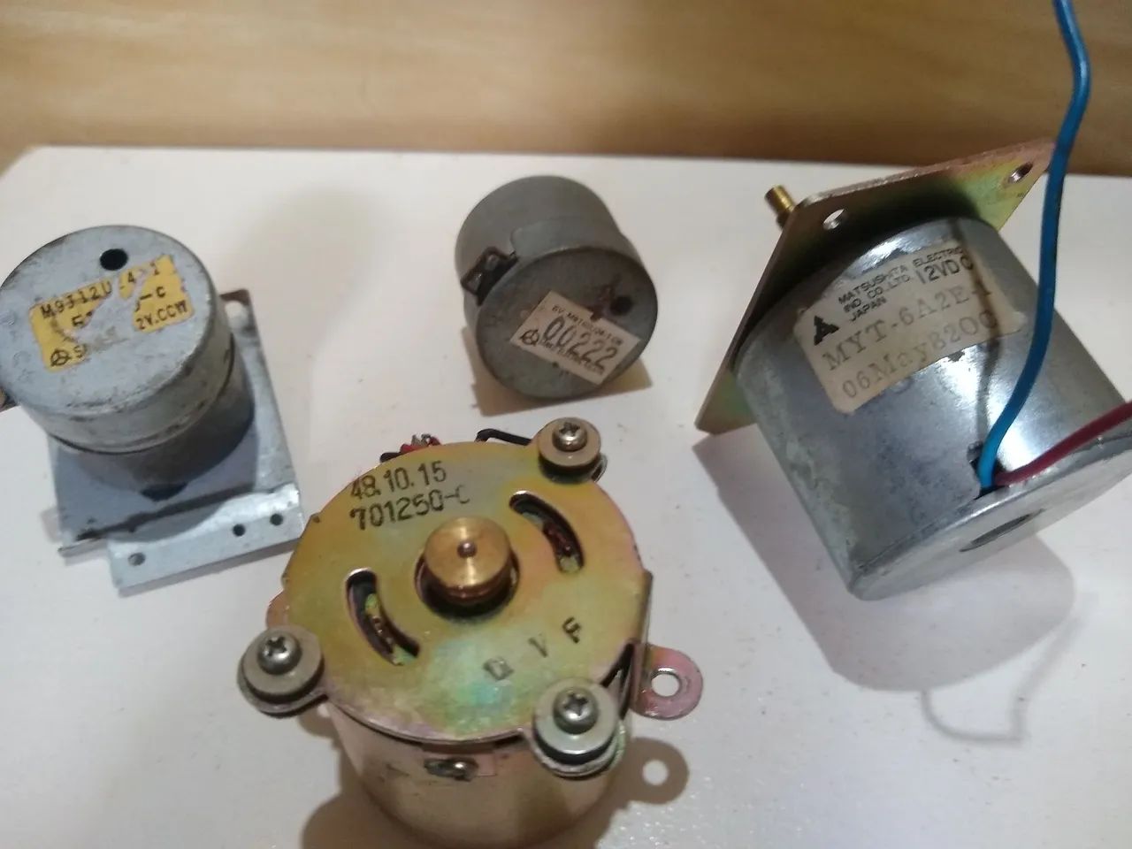  toca disco motores de toca fita antigos - Foto 3