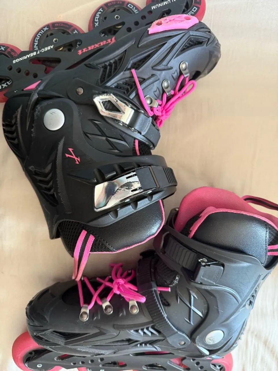 Patins Inline n38 - Traxart semiprofissional - BARATO - Foto 5