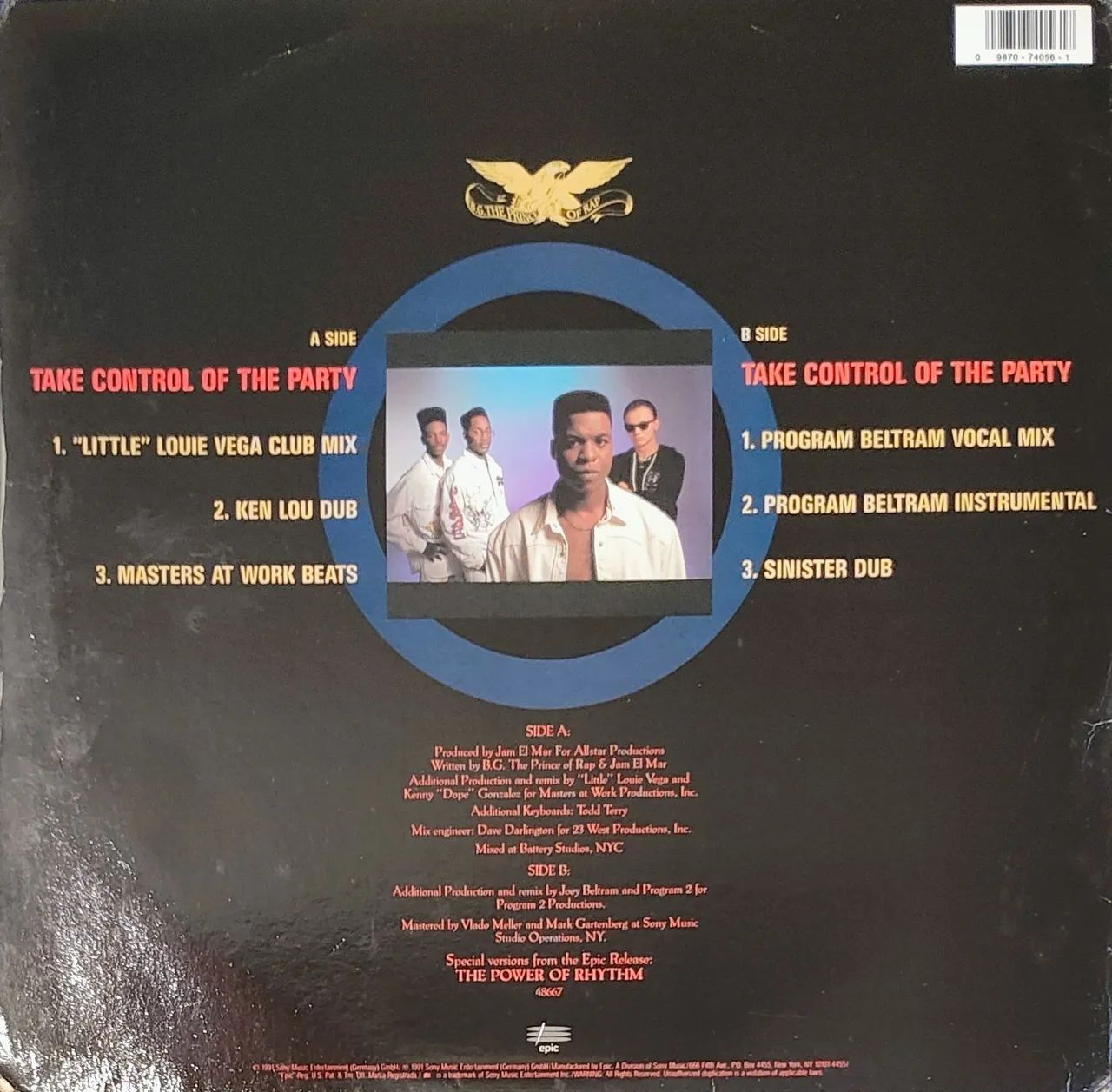 Vinil BG The Prince Of Rap - Take Control Control - Foto 2