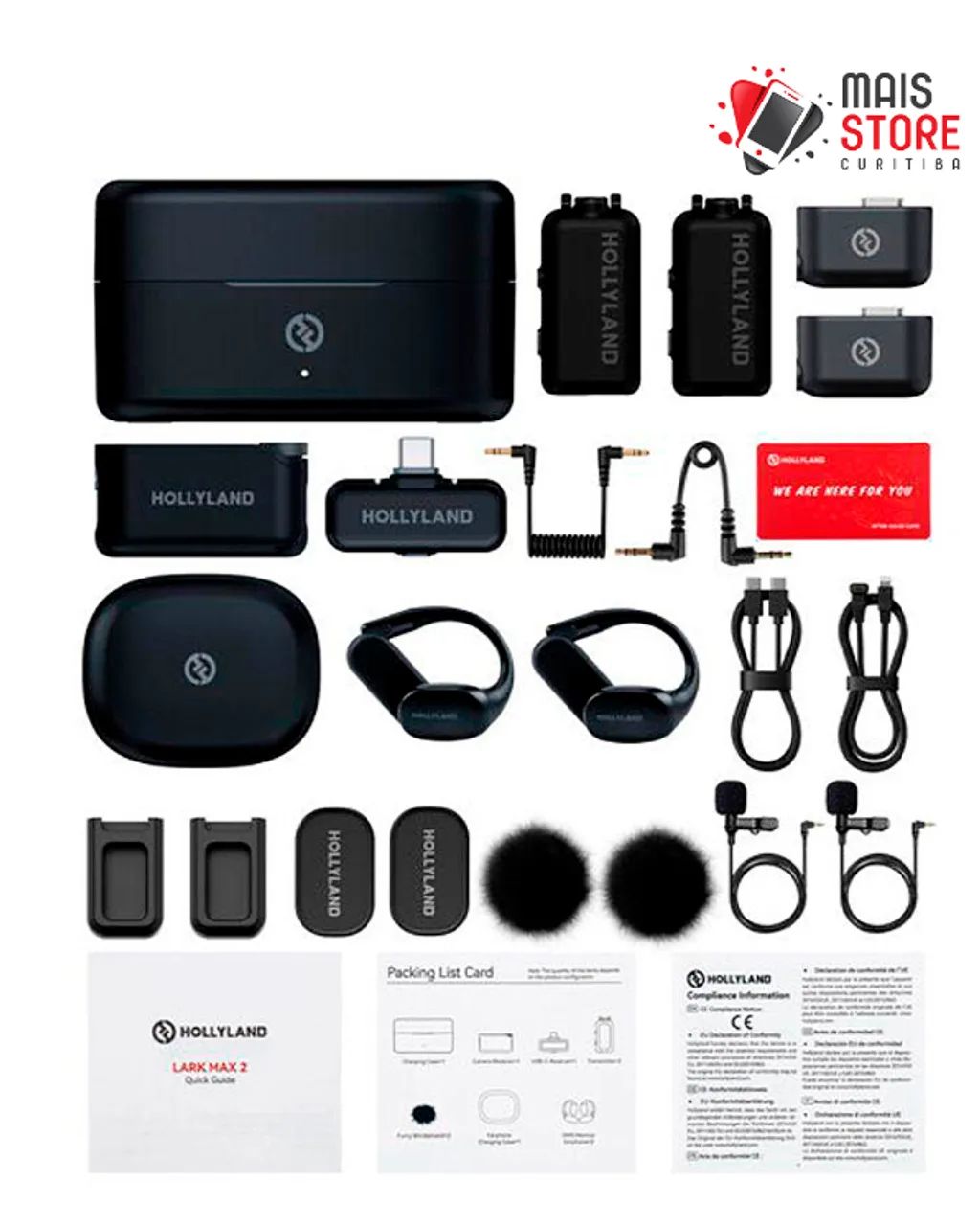 Microfone Hollyland Lark Max 2 Ultimate Combo -Novos-Lacrados - Foto 2