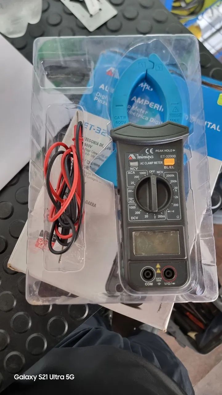 Multímetro Digital Amperímetro Minipa ET-3200B - Foto 2