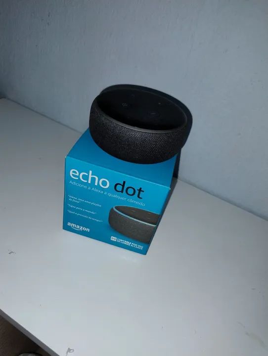 Echo Dot - Novo, na caixa
