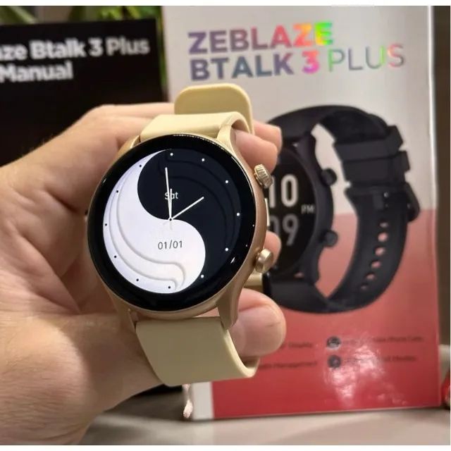 Smartwatch Zeblaze Btalk 3 Plus 1.39 Champagne Bluetooth - Foto 5
