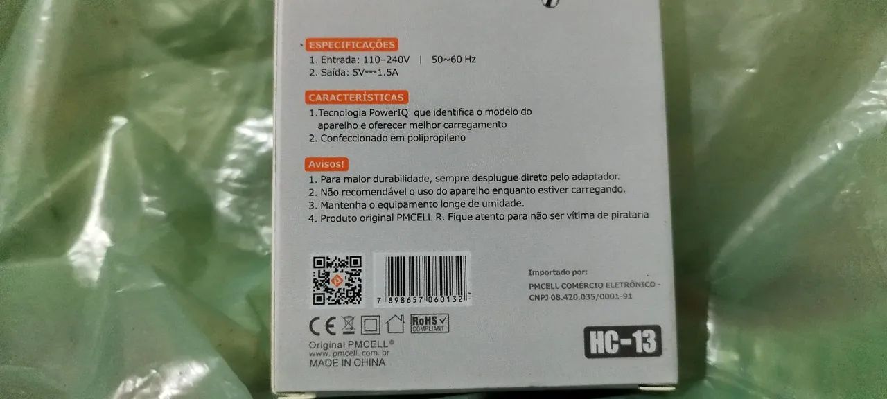 Carregador de Celular USB 1.5A - PMCELL - Foto 4